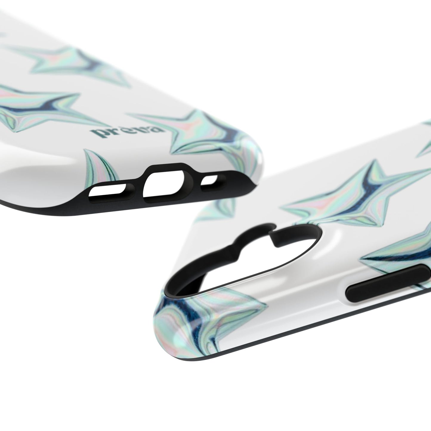 White Starburst Phone Case