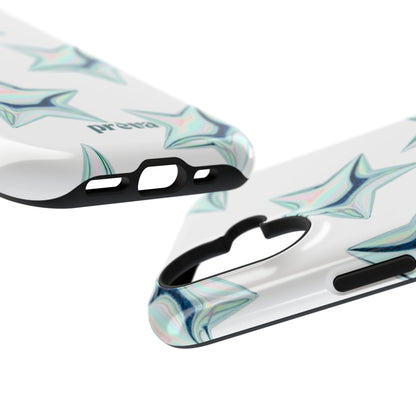 White Starburst Phone Case