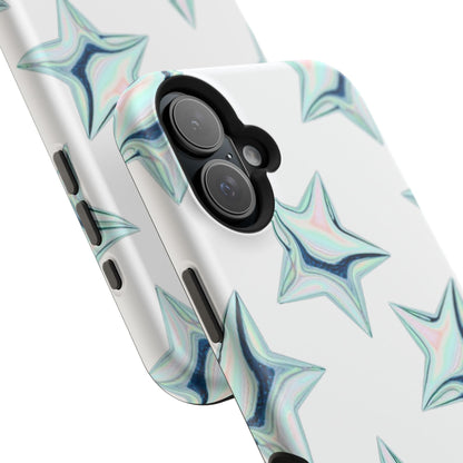 White Starburst Phone Case