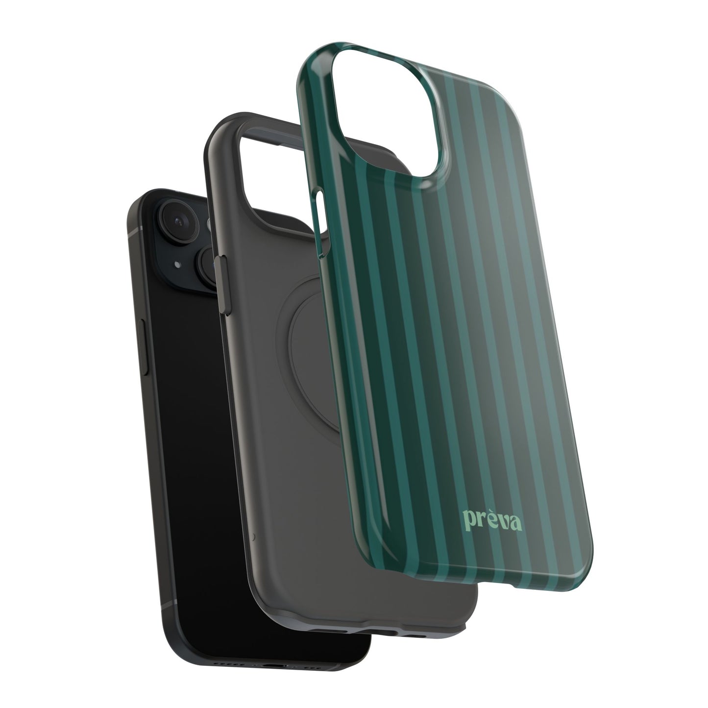 Striped Green Phone Case