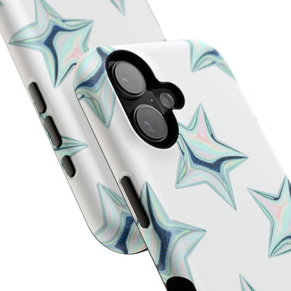 White Starburst Phone Case