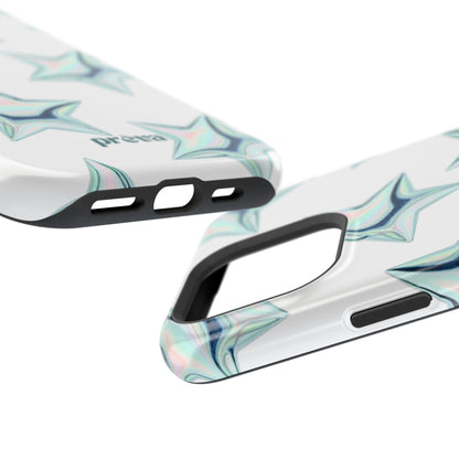 White Starburst Phone Case