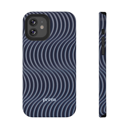 Wavy Navy Phone Case