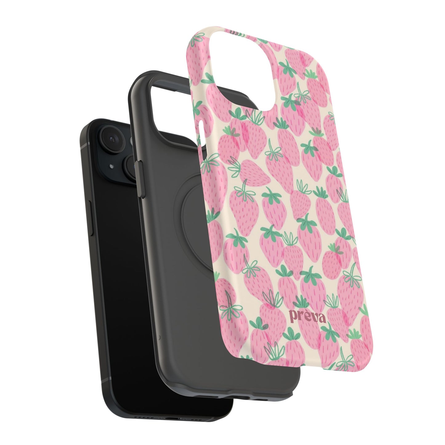 Pink Strawberry Phone Case