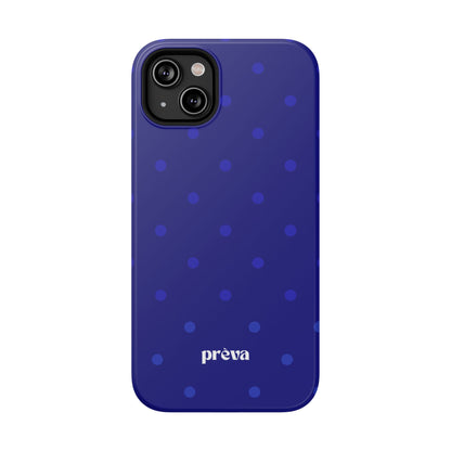 Dark Blue Polka Dots Phone Case