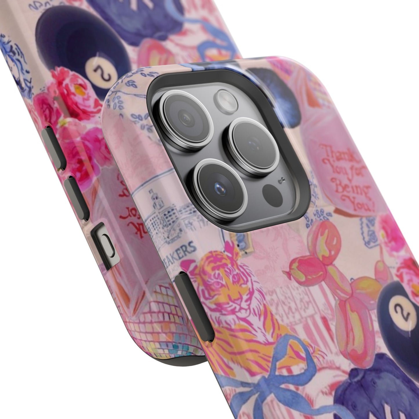 Retro 8 Ball Collage Phone Case