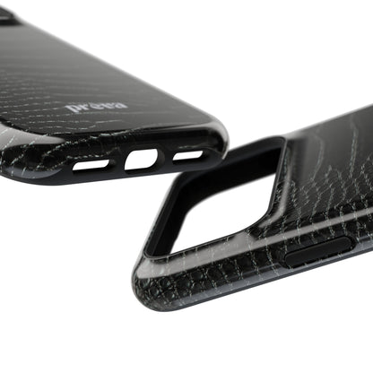 Black Croc Phone Case