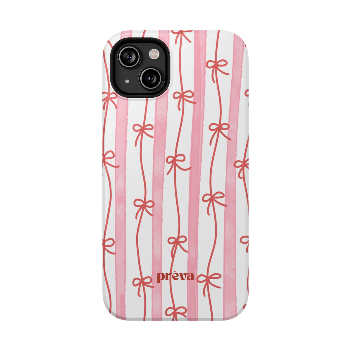 Pink Bow Chain Phone Case