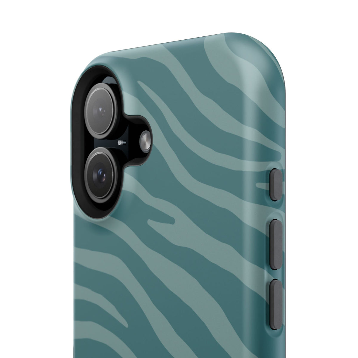 Teal Zebra Phone Case