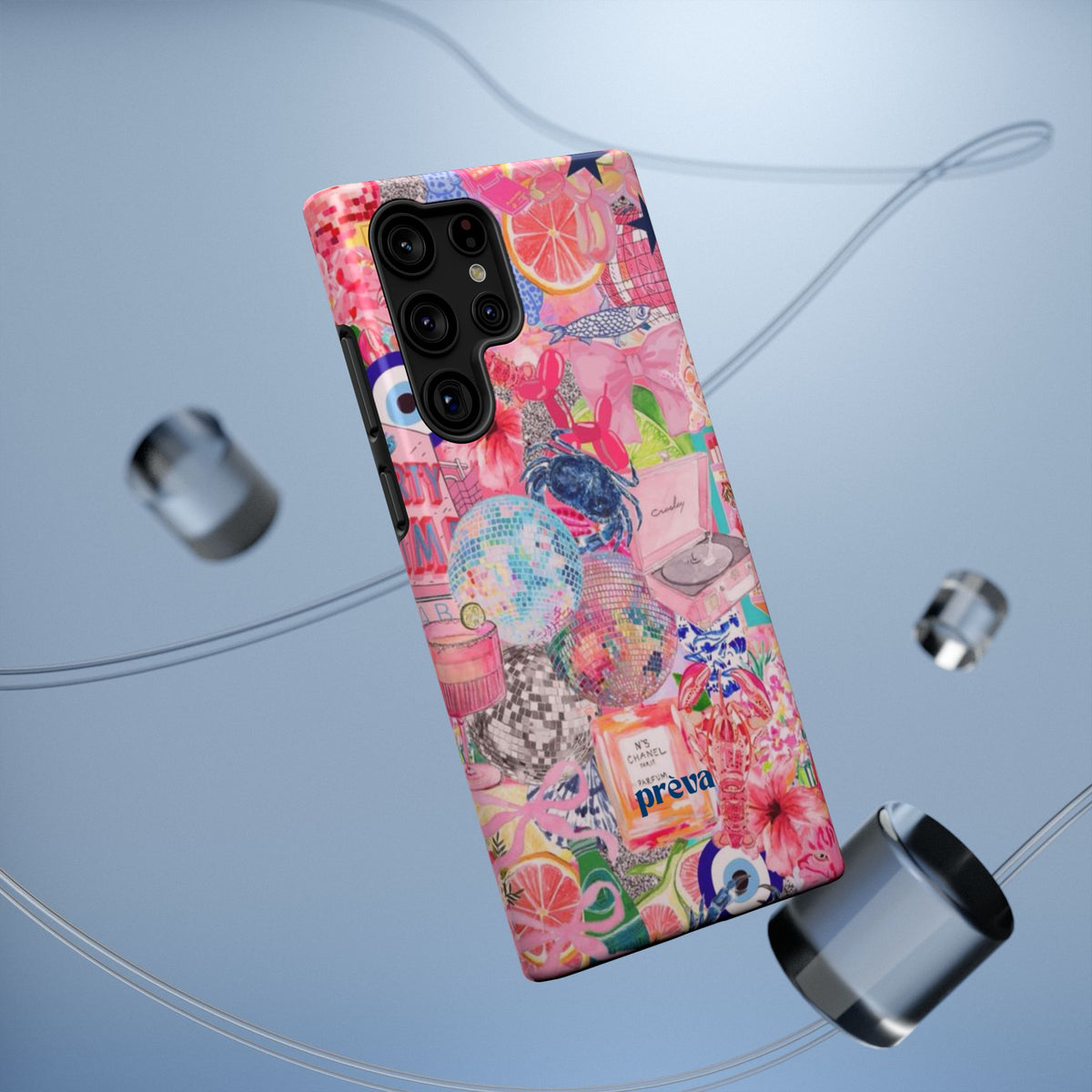 Floral & Pink Collage Phone Case