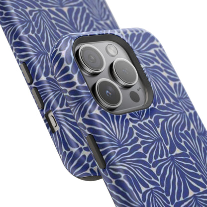 Blue Abstract Greek Phone Case