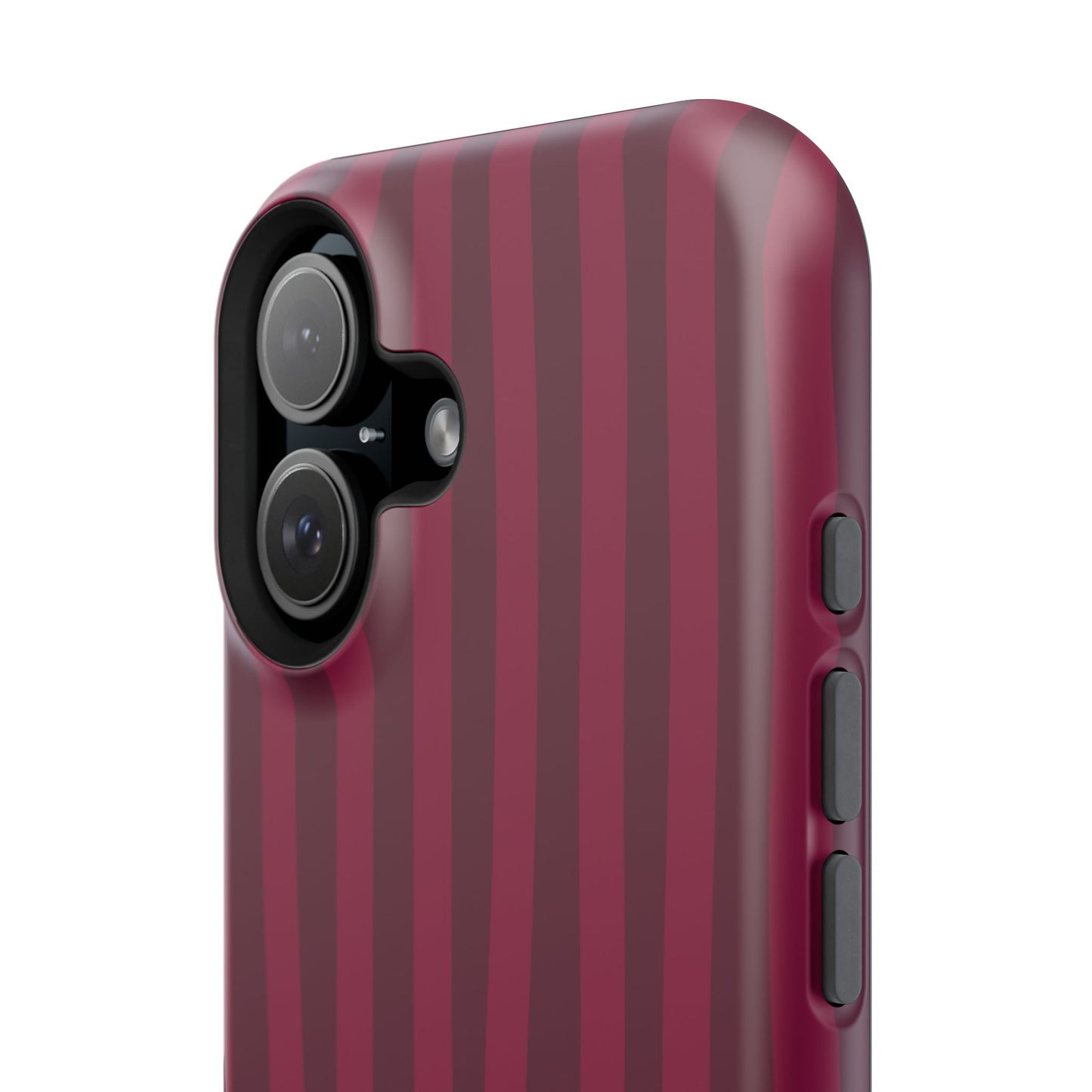Burgandy Stripes x Ava Dudderar Phone Case