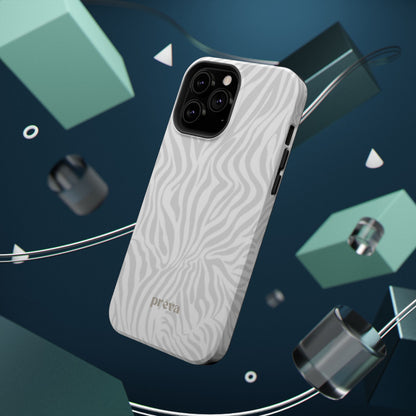 Zebra White Wave Phone Case