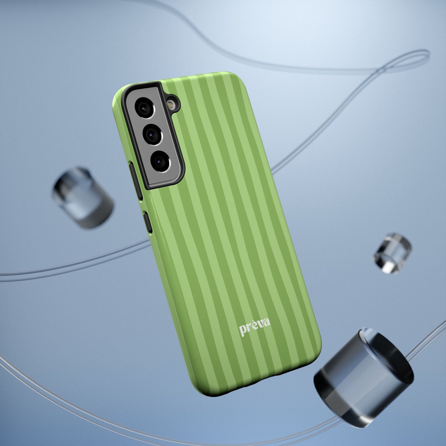 Light Green Stripes Phone Case