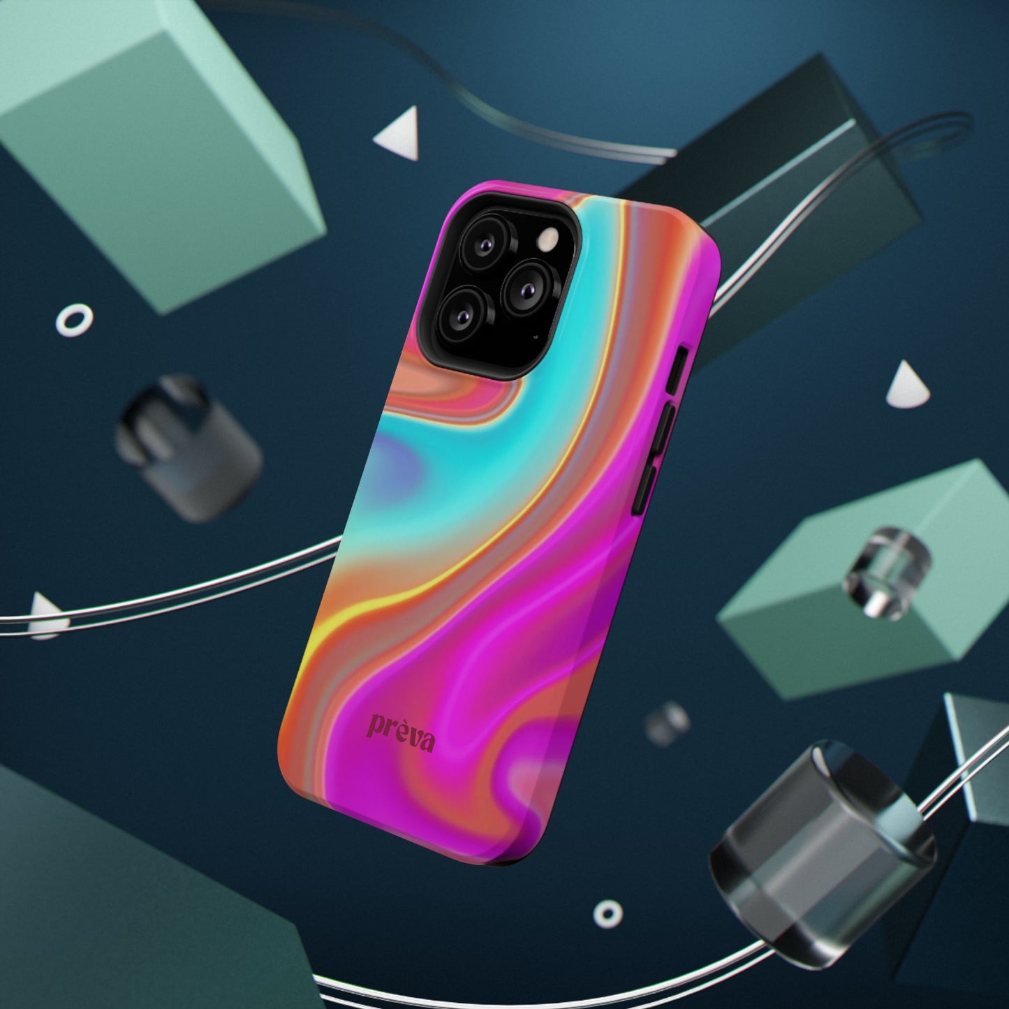 Iridescent Swirl Phone Case