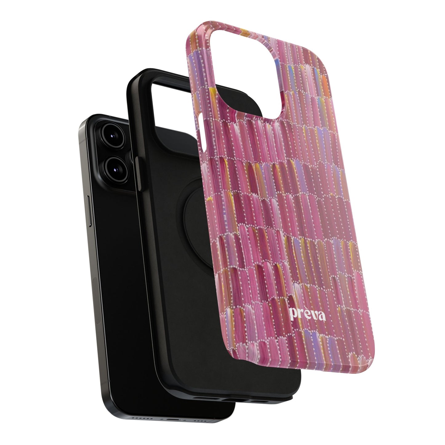 Pink Brushstroke Phone Case