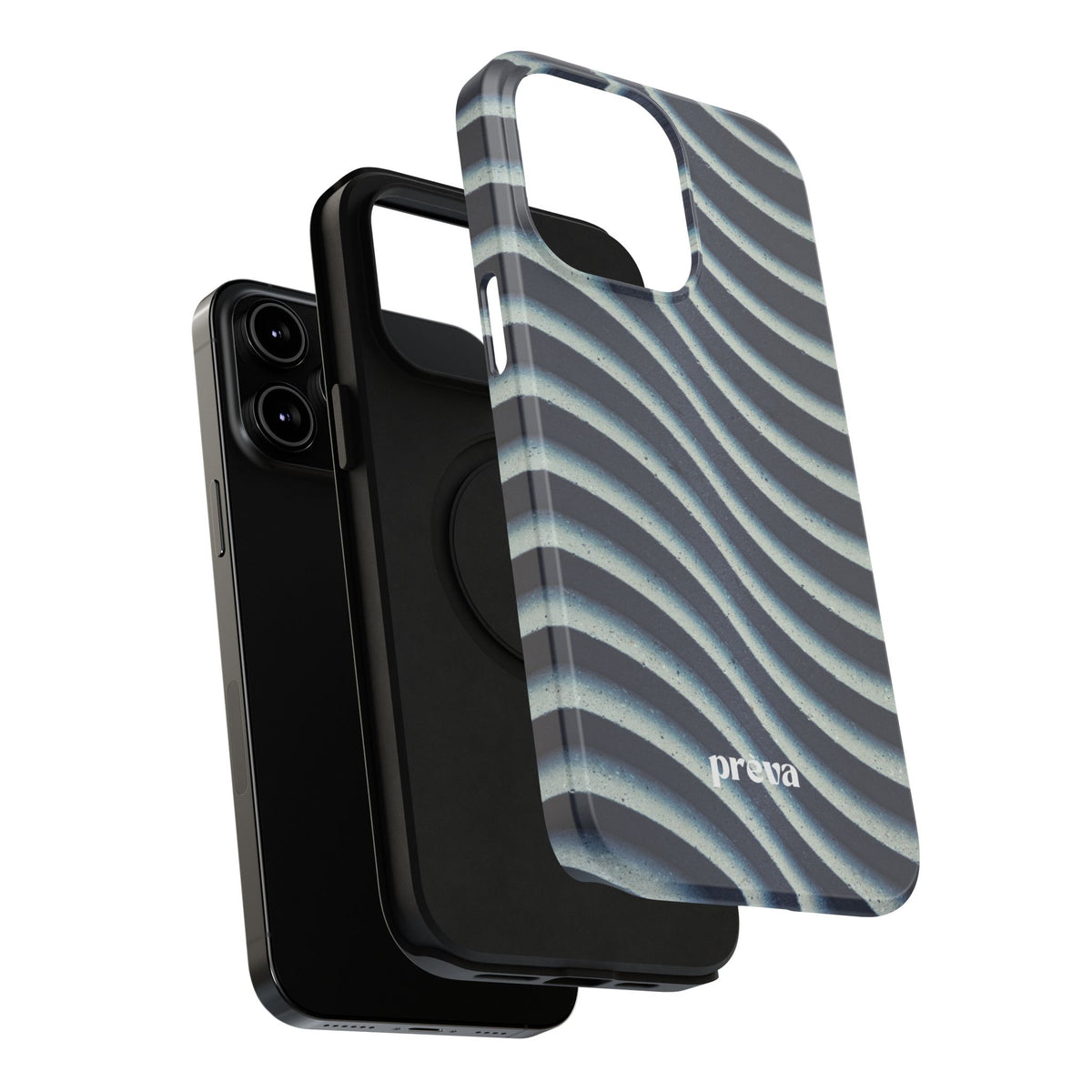 Navy Waves Phone Case