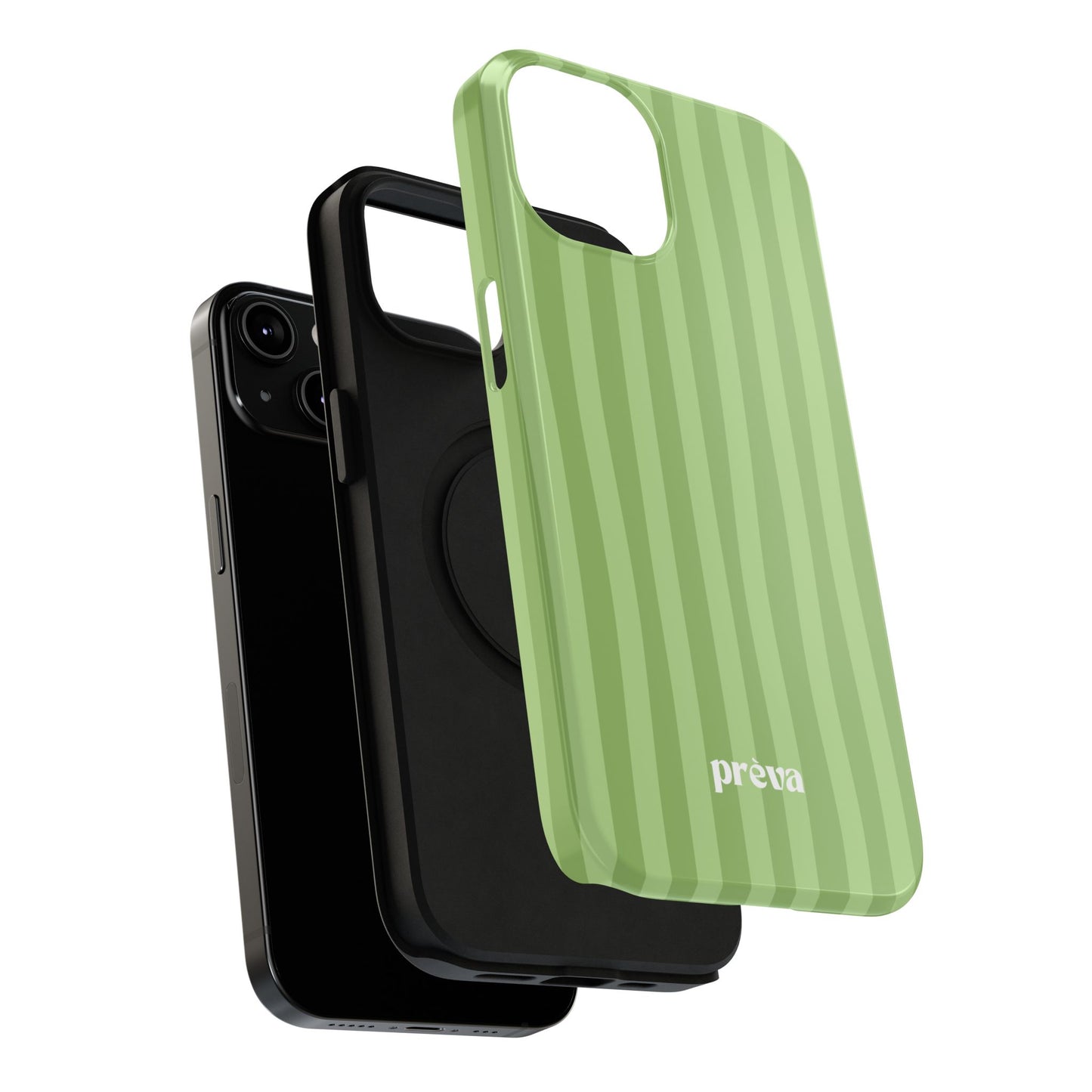 Light Green Stripes Phone Case