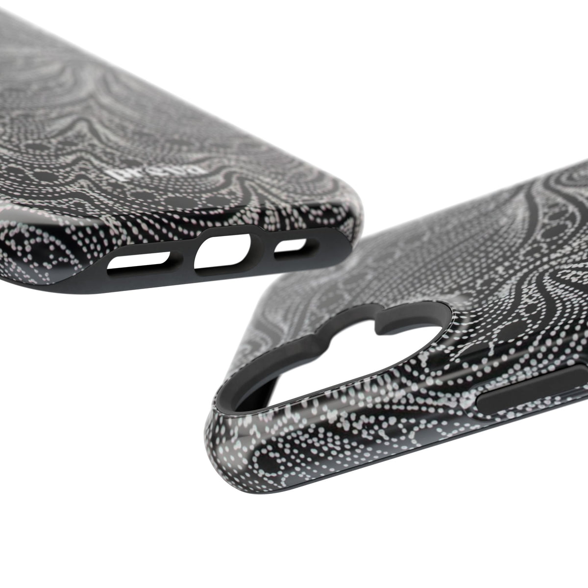 Abstract Midnight Lace Phone Case