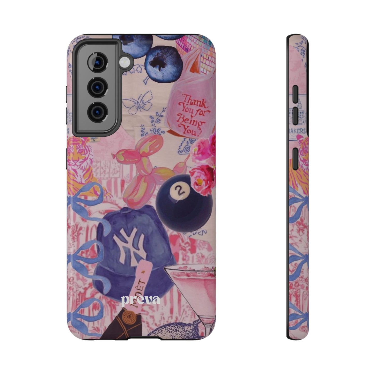 Retro 8 Ball Collage Phone Case