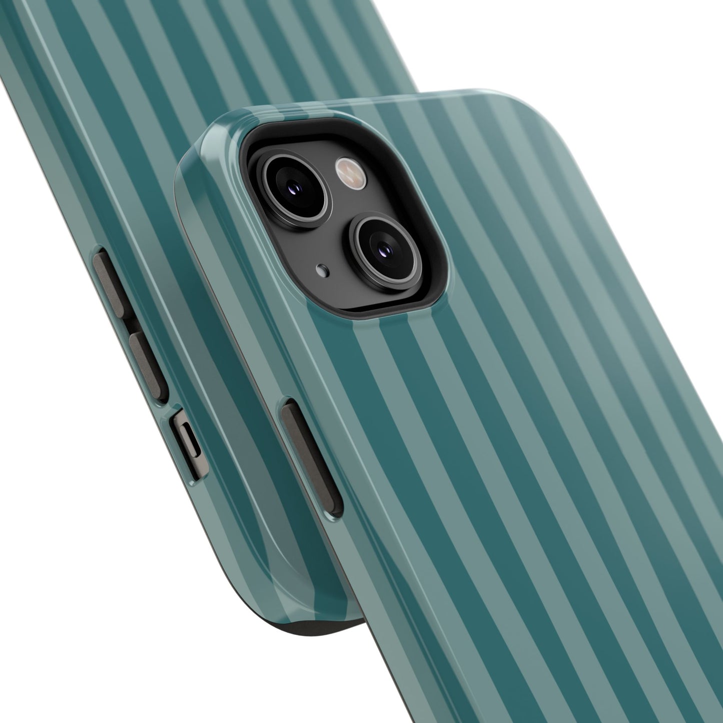 Striped Teal Phone Case