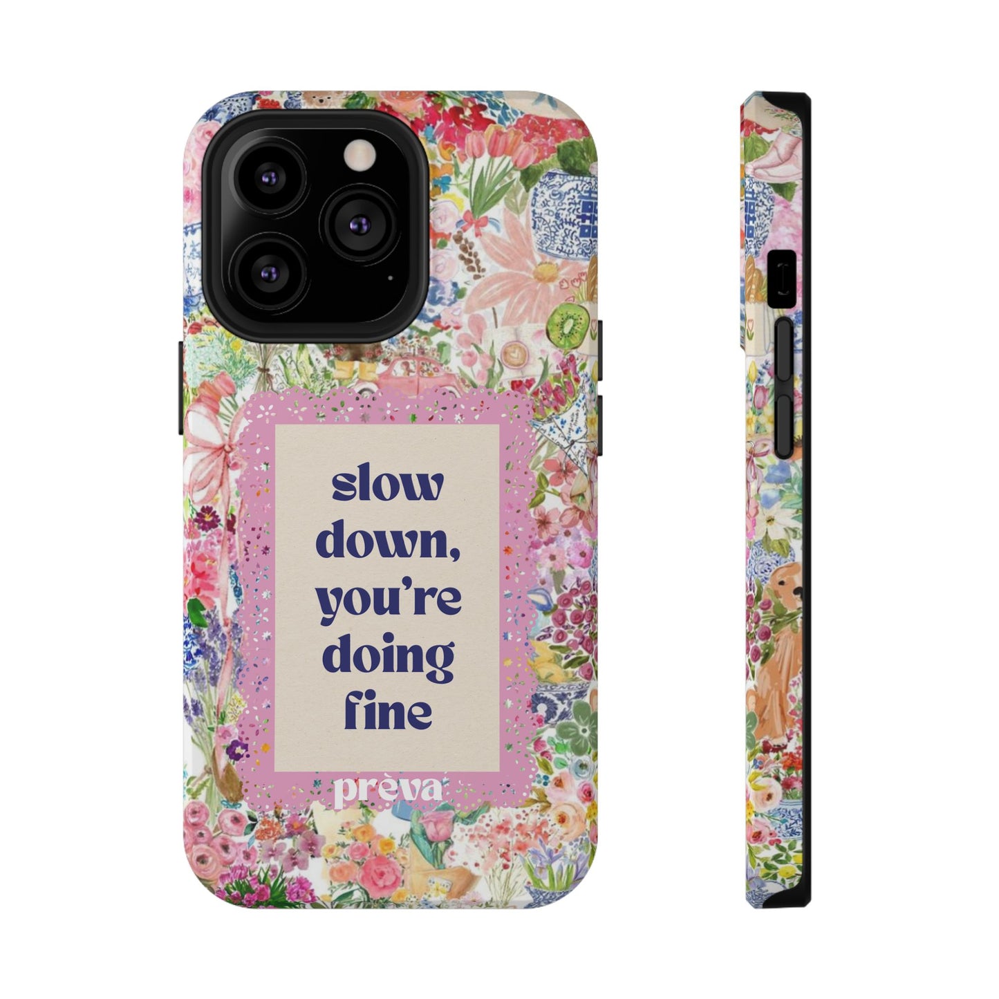 Slow Down Flowers x notsoken Phone Case