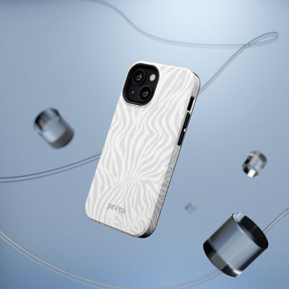 Zebra White Wave Phone Case