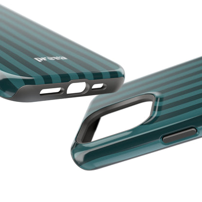 Dark Stripes Turquoise Phone Case