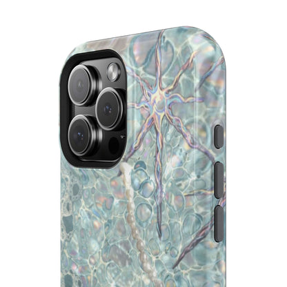 Marbled Seafoam Impact-Resistant Phone Case