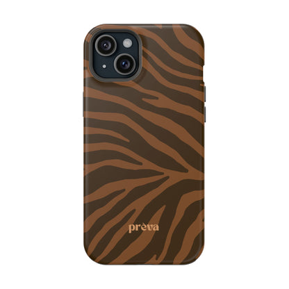 Brown Tiger Stripe Phone Case