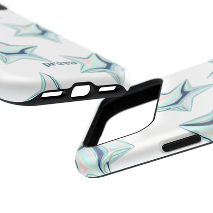 White Starburst Phone Case