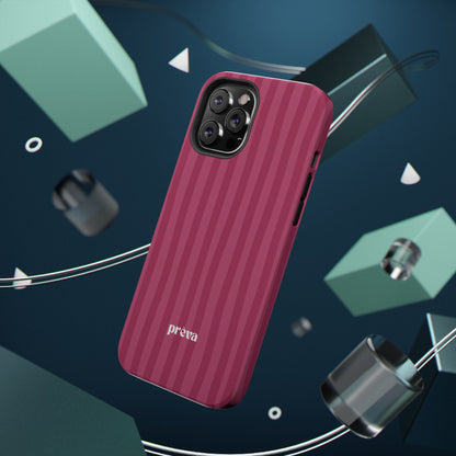 Magenta Stripes Phone Case