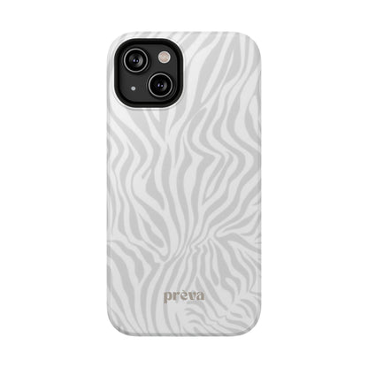 Zebra White Wave Phone Case