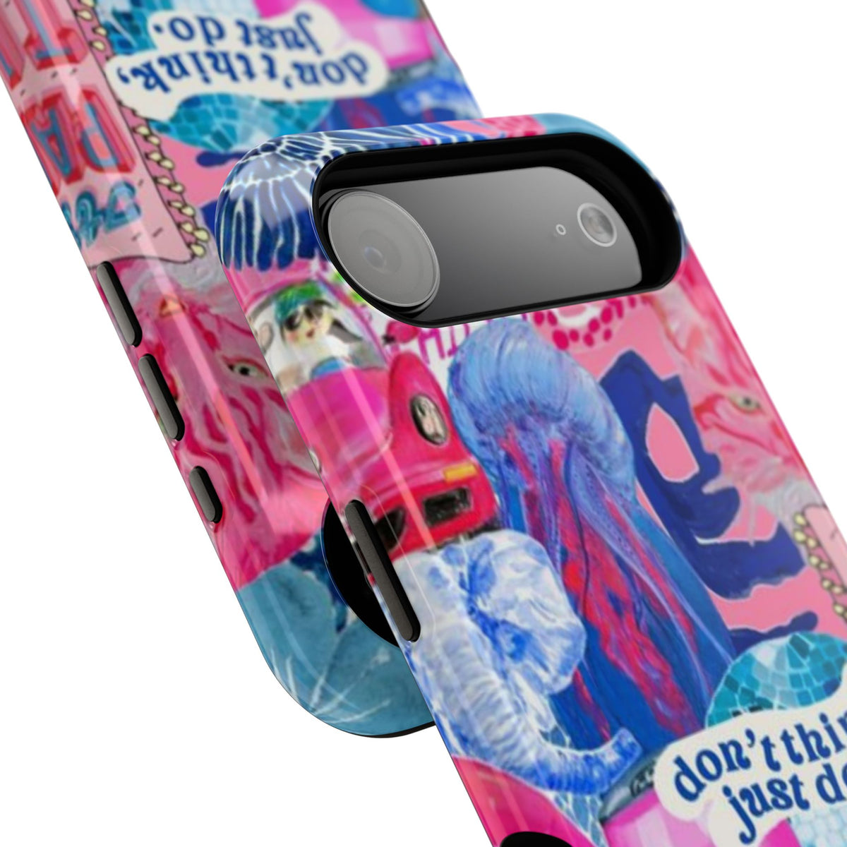 Vibrant Galaxy Collage Phone Case