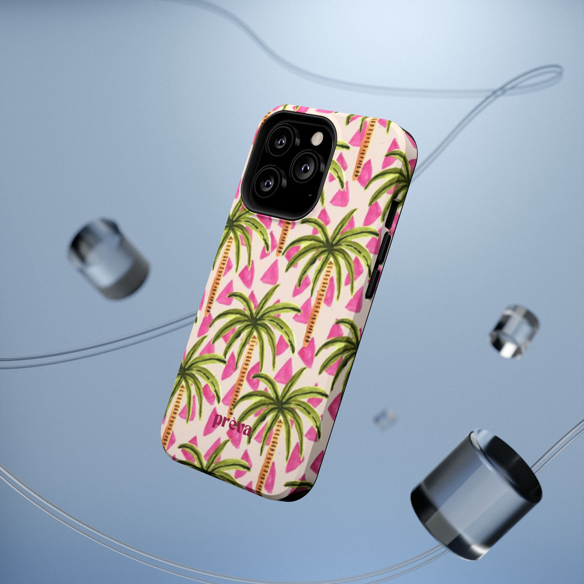 Phone Case — Pink Palm Tree Impact-Resistant Protector