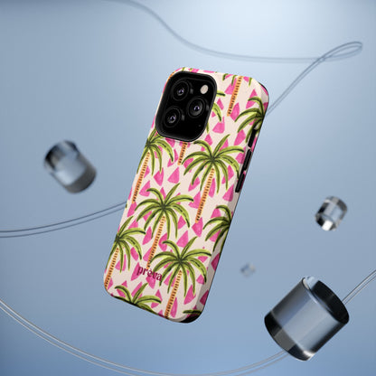 Phone Case — Pink Palm Tree Impact-Resistant Protector