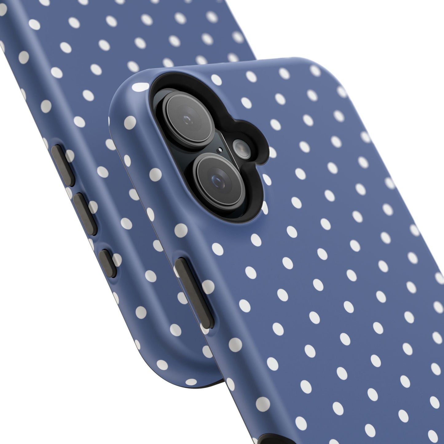 Navy Polka Dot Phone Case