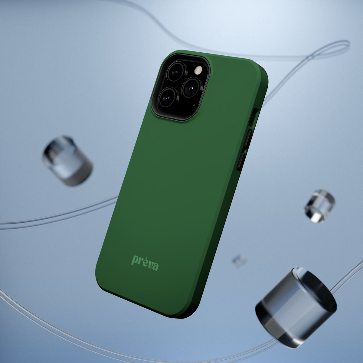 Impact-Resistant Phone Case — Forest Green Slim Armor