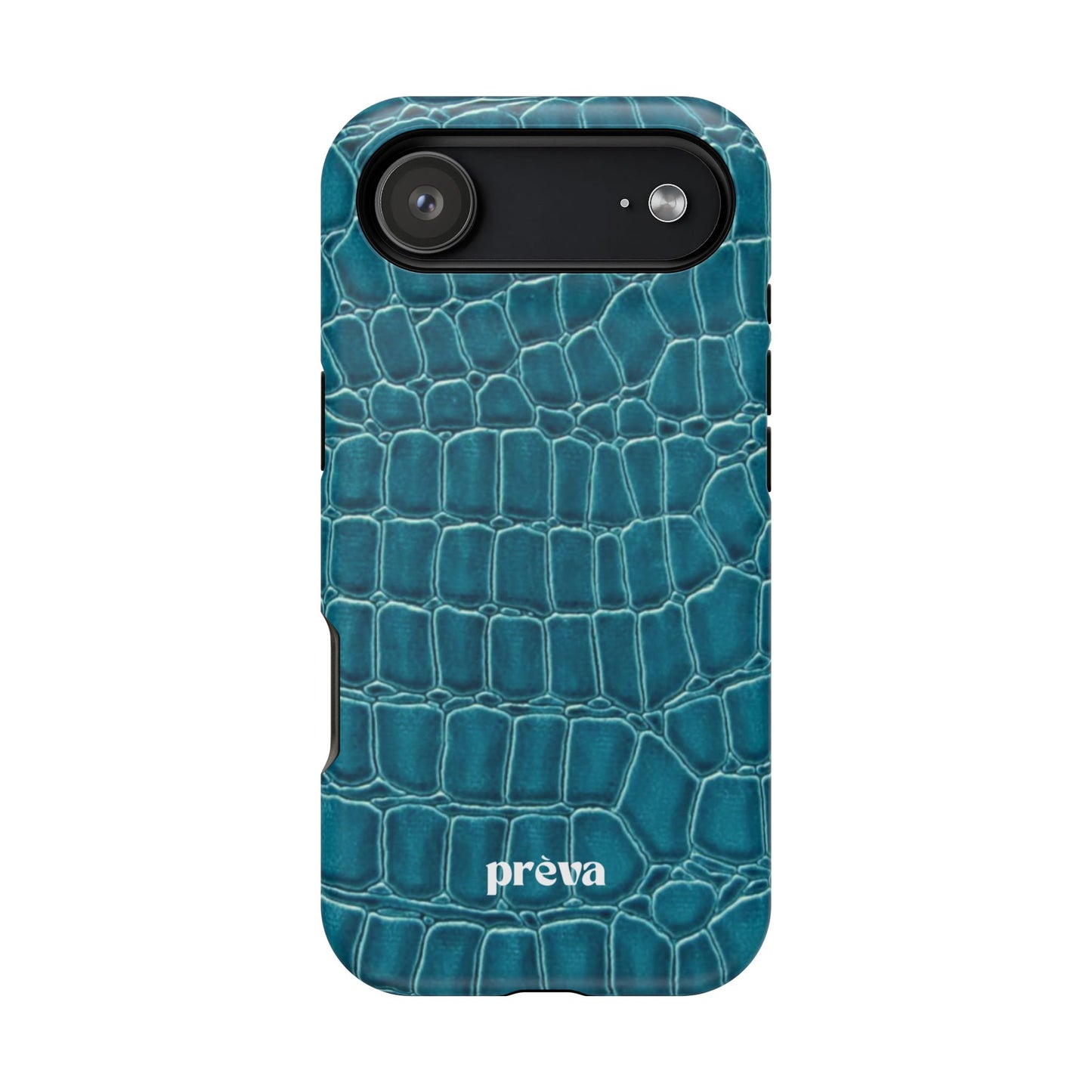 Teal Croc Phone Case