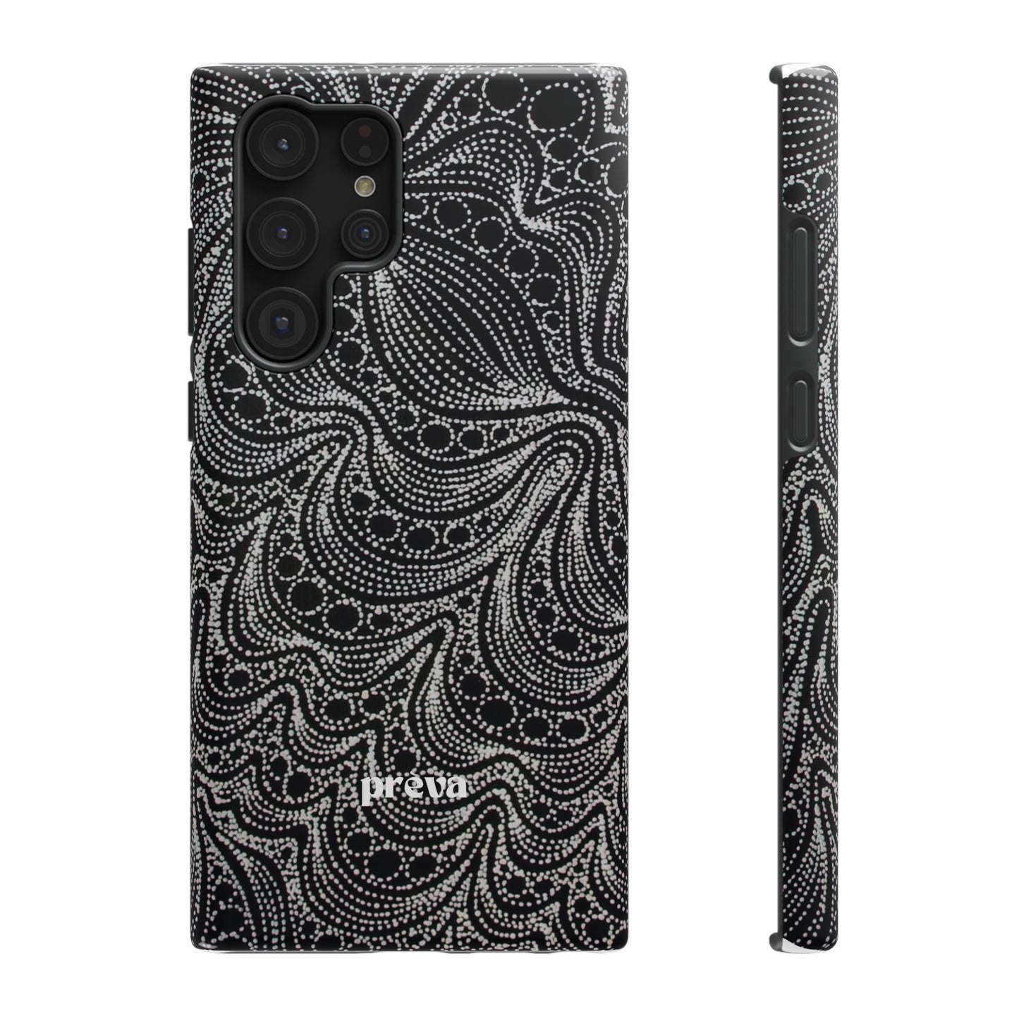 Abstract Midnight Lace Phone Case