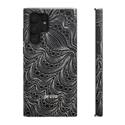 Abstract Midnight Lace Phone Case