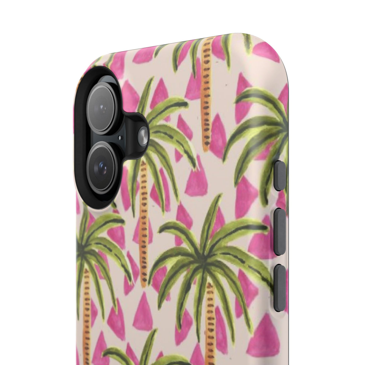 Phone Case — Pink Palm Tree Impact-Resistant Protector