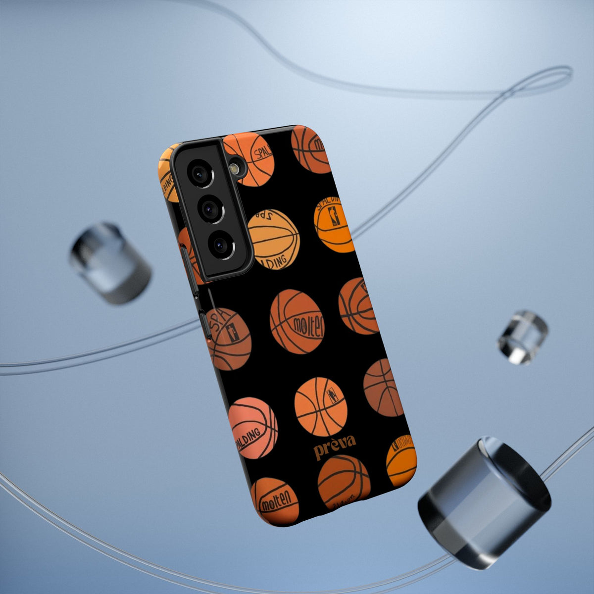 Black Basketball Phone Case