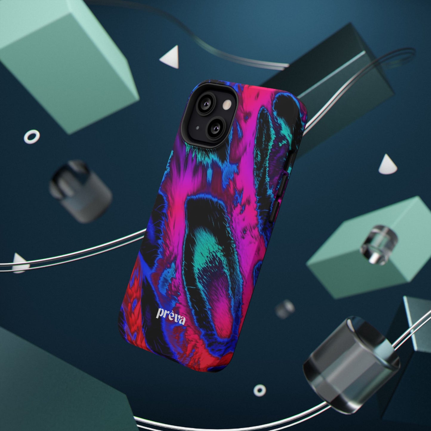 Neon Swirl Phone Case