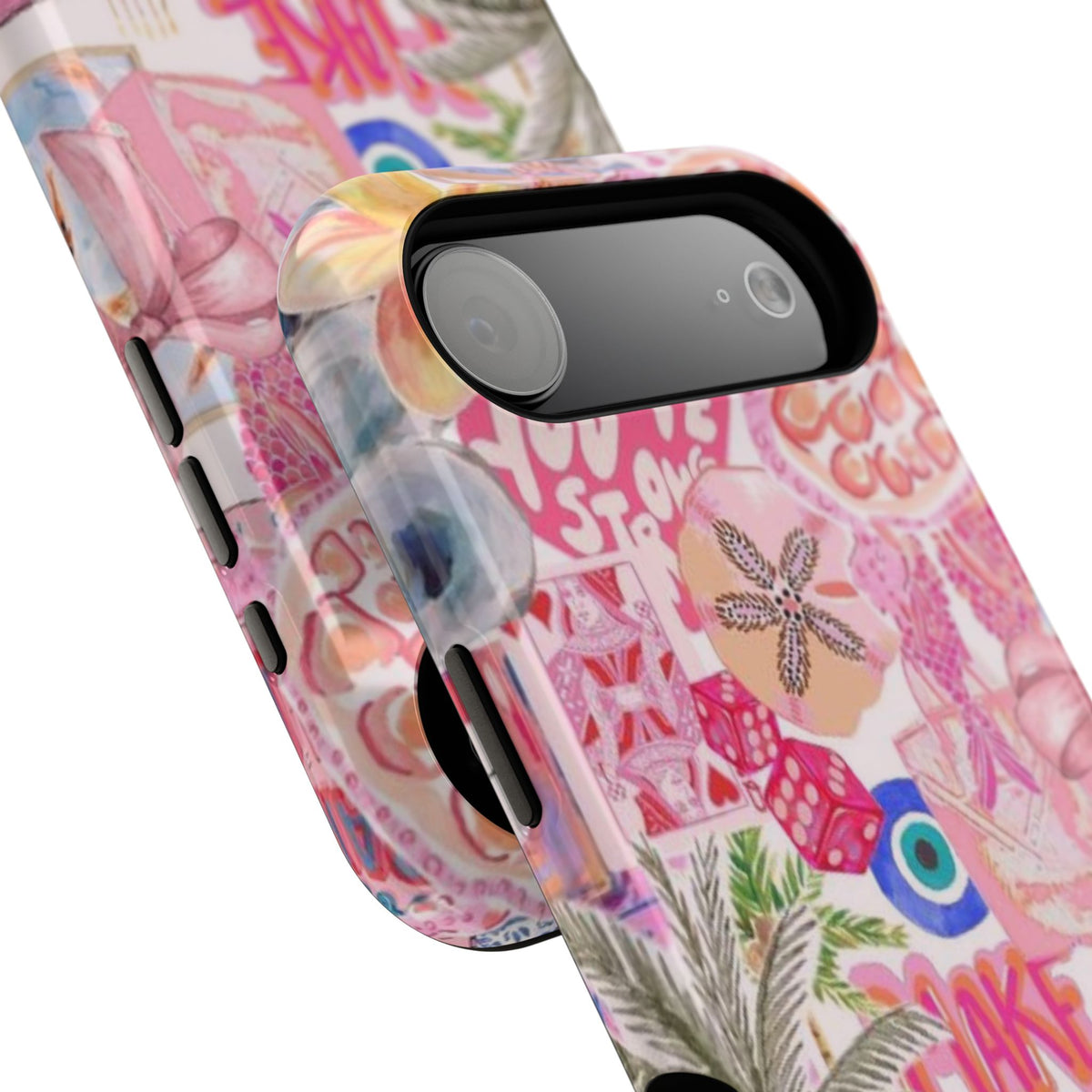 Pink Tropical Collage Phone Case
