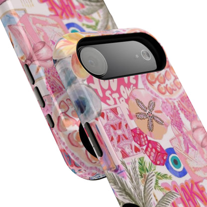 Pink Tropical Collage Phone Case