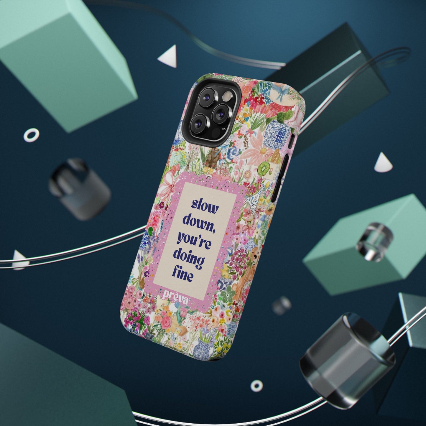 Slow Down Flowers x notsoken Phone Case