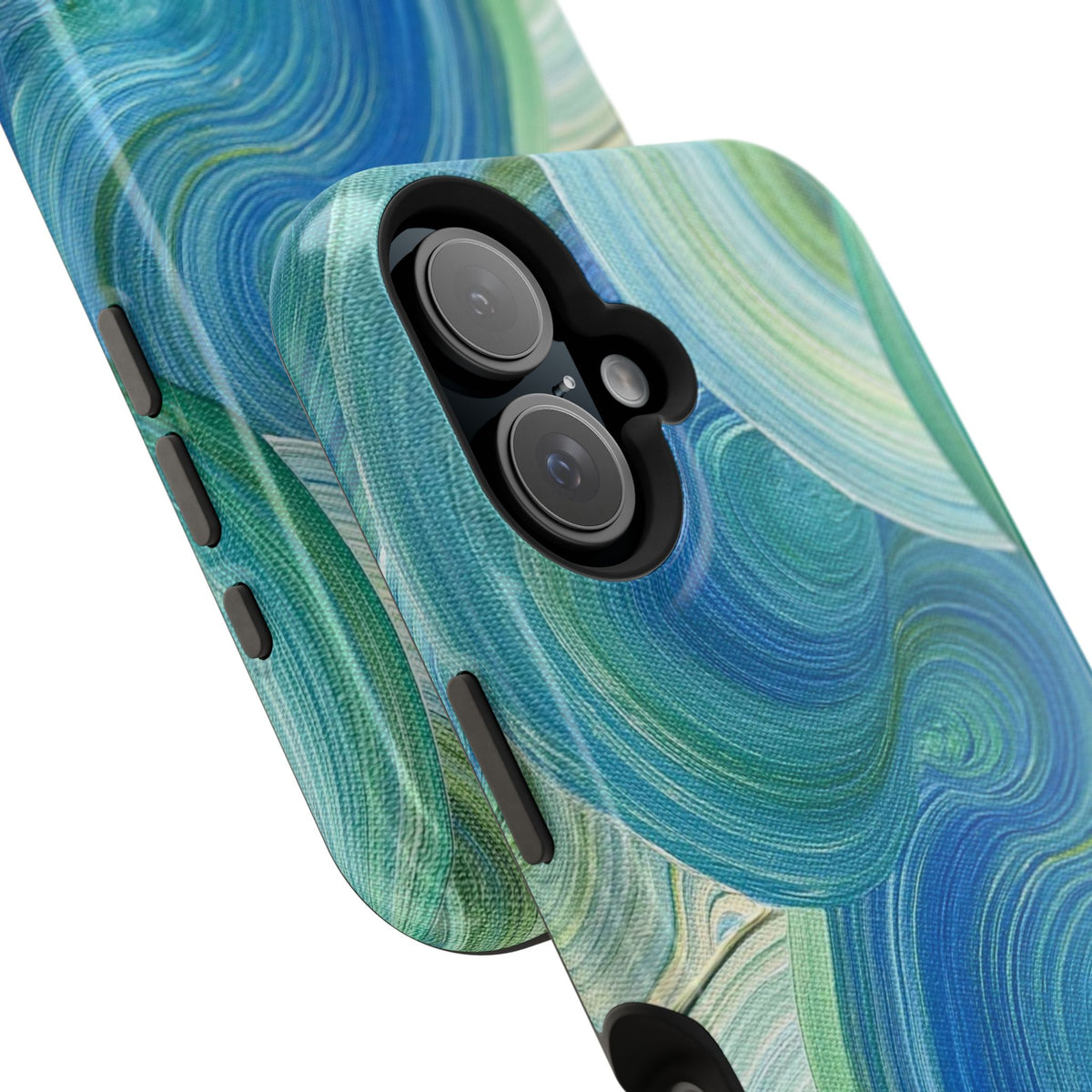 Swirling Ocean Impact-Resistant Phone Case