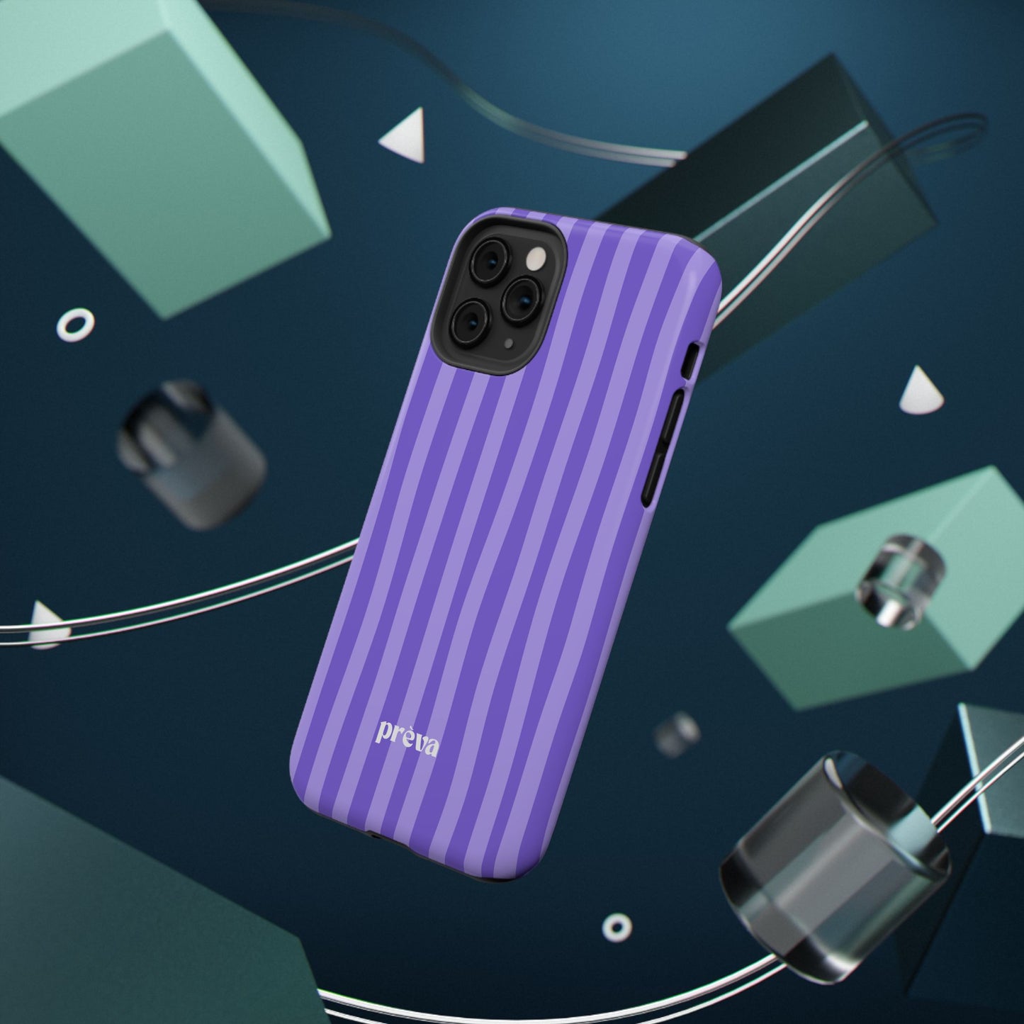 Lavender Stripes Phone Case