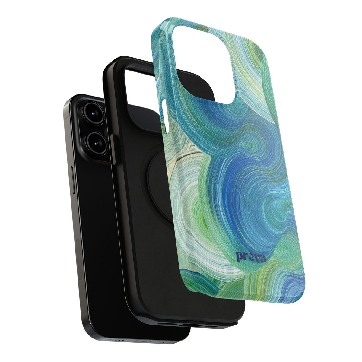 Swirling Ocean Impact-Resistant Phone Case